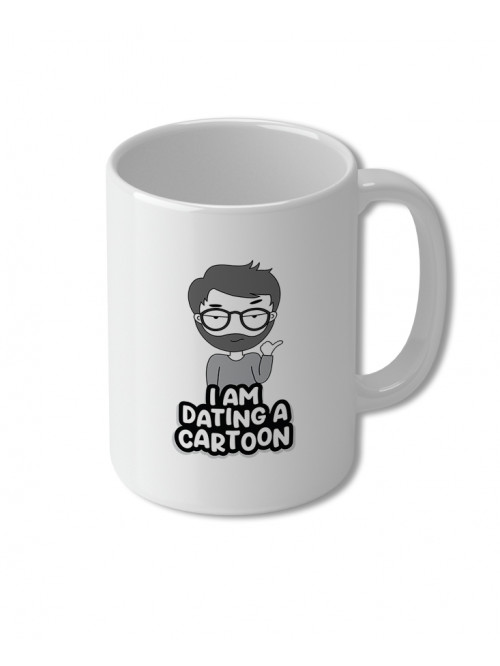 KT dating a cartoon - Mug