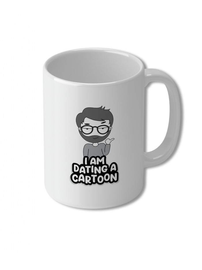 KT dating a cartoon - Mug