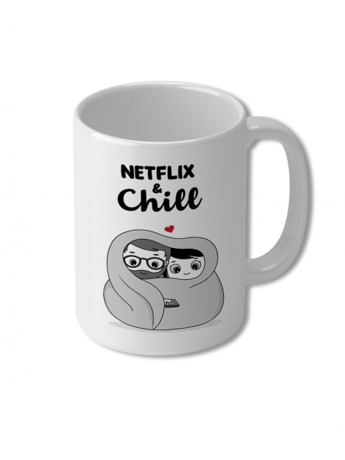 Netflix & Chill - White Mug