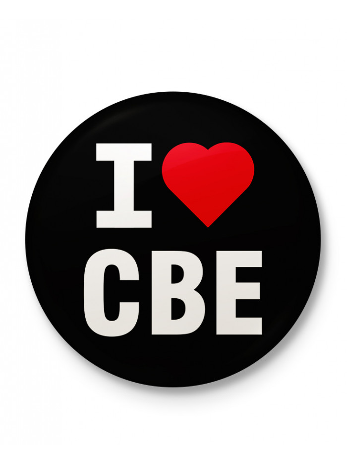 I Love CBE - Badge