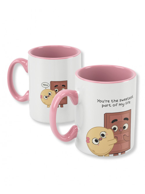 Choco is Mine - Pink Mug