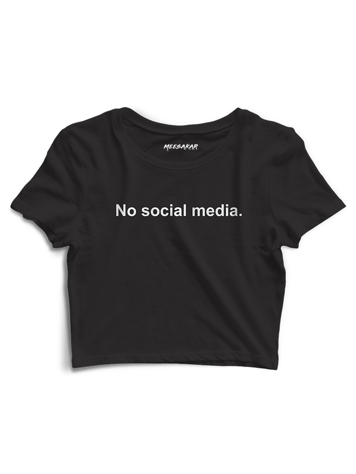 No Social Media