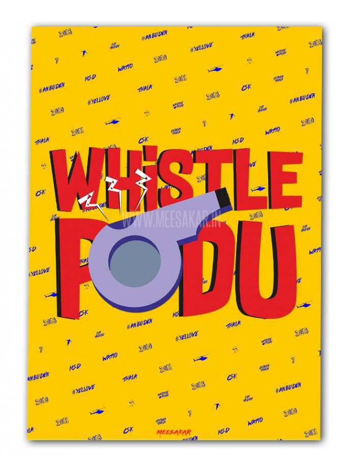 Whistle Podu - Poster