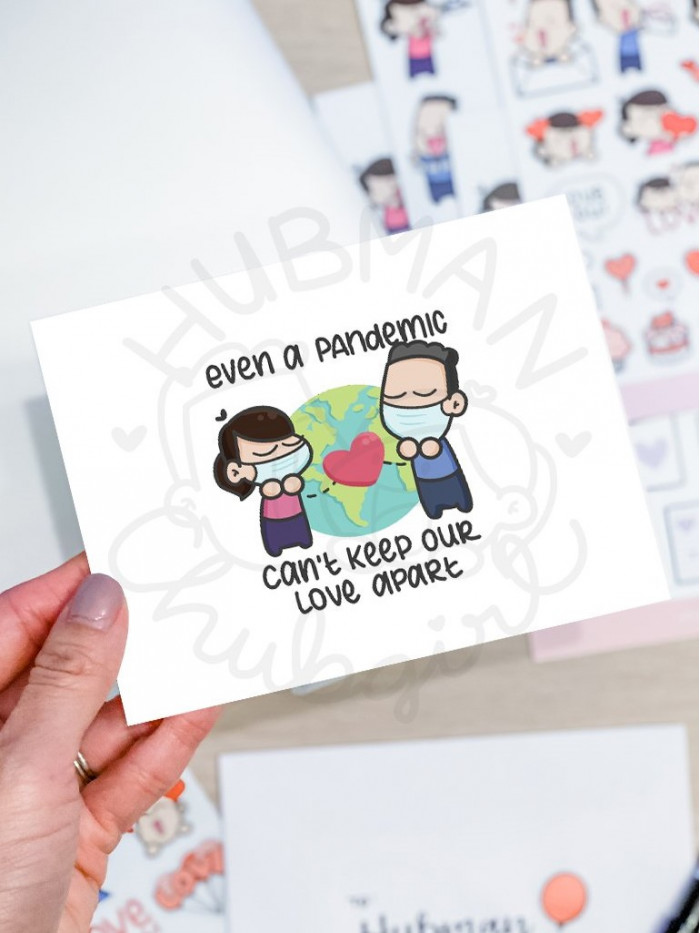 Can't keep our love apart - Greeting Card