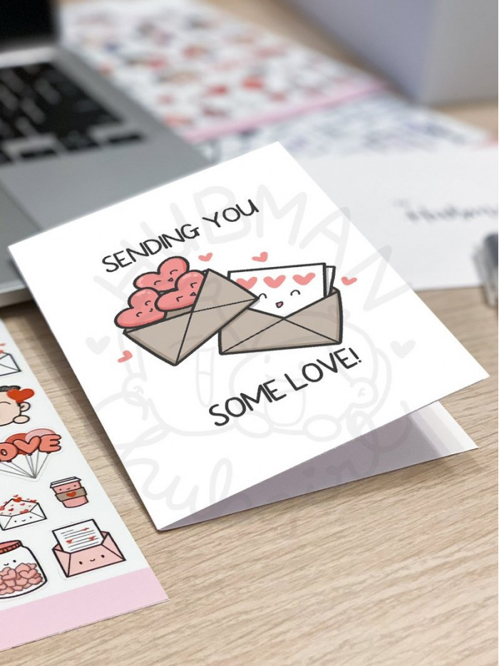Sending you some love - Greeting Card