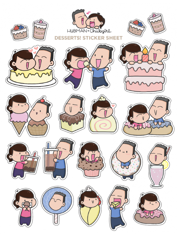Desserts - Stickers
