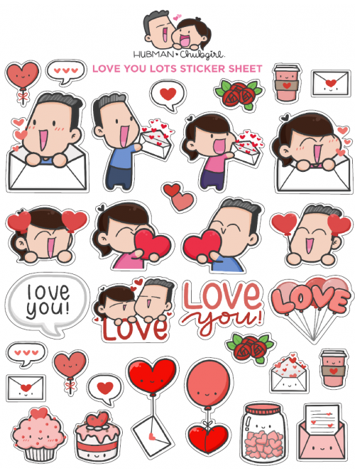 Love you Lots - Stickers
