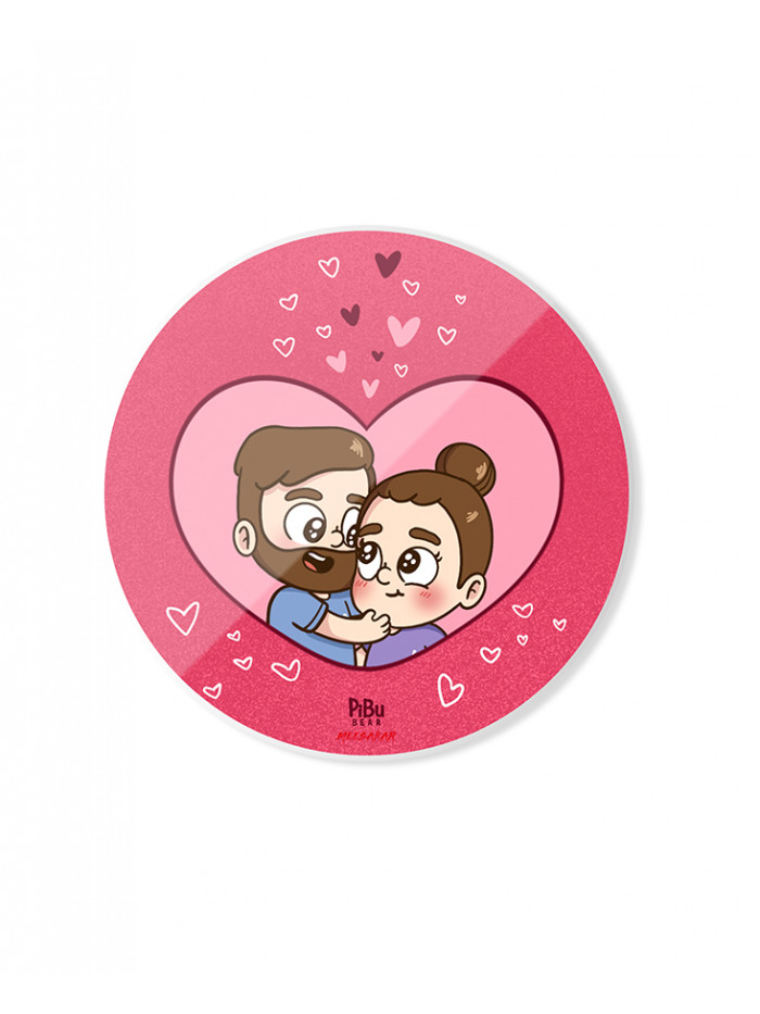 Pibu Valentines Day 2021 - Coaster