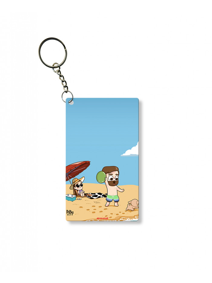 Pibu beach - Keychain