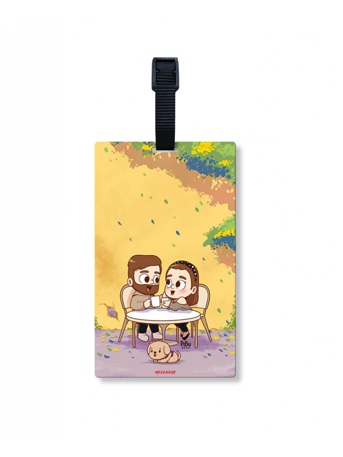 Coffee and Conversation - Luggage Tag