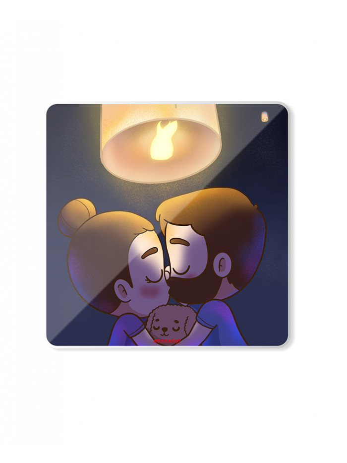 Lanterns and Love - Fridge Magnet