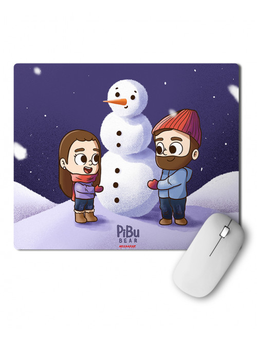 Pibu Snow - Mouse pad