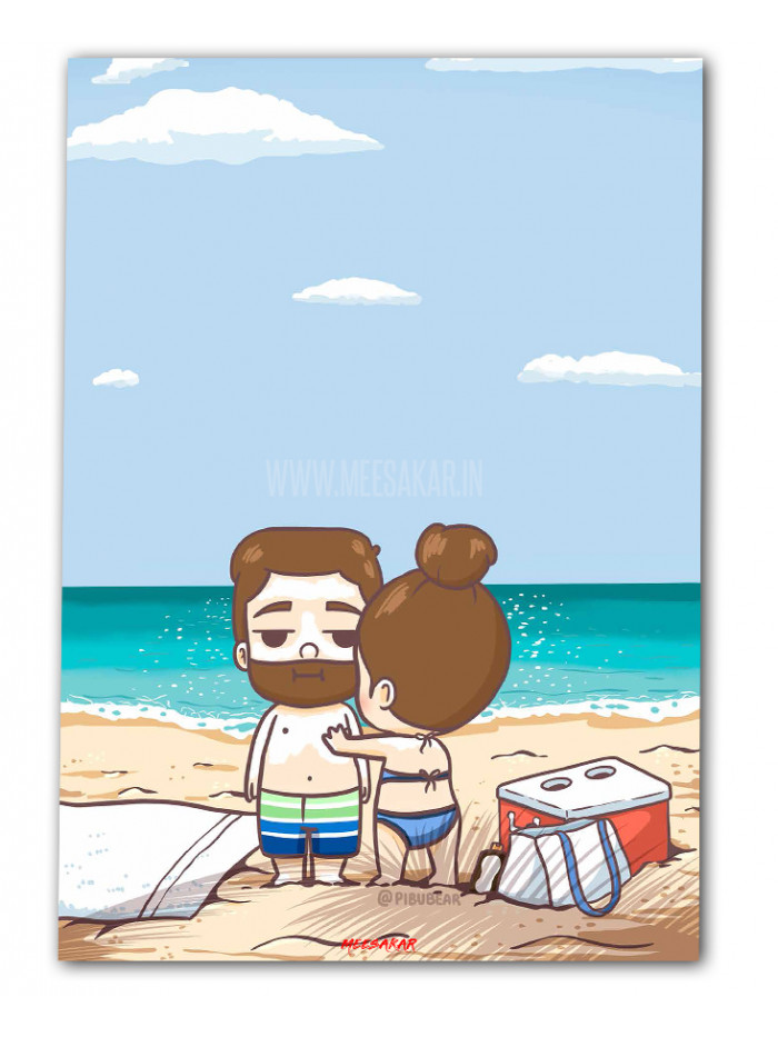 Pibu Beach - Poster