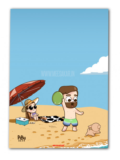 Play with puppy - Poster