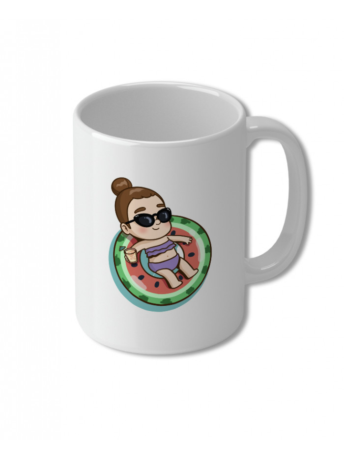 Pi Swims - Mug