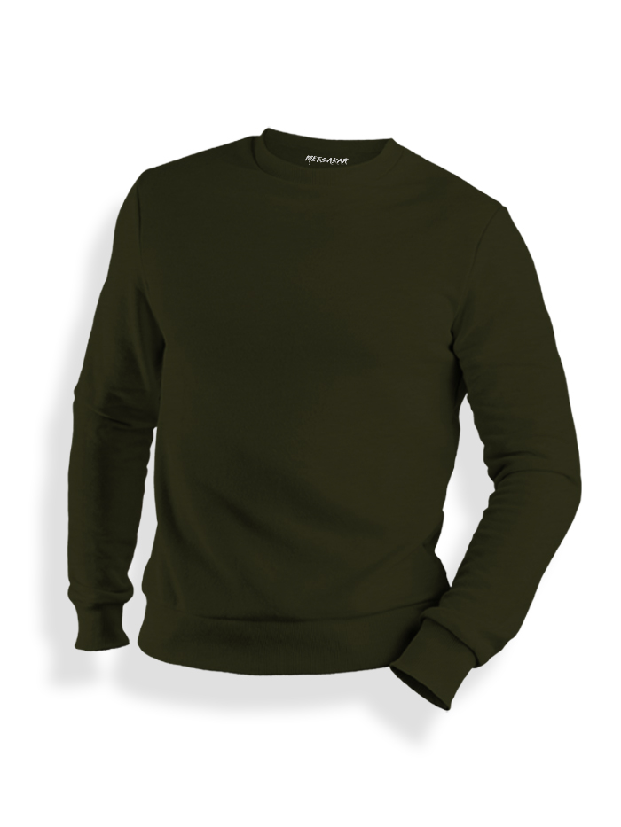 Sweatshirt : Olive Green