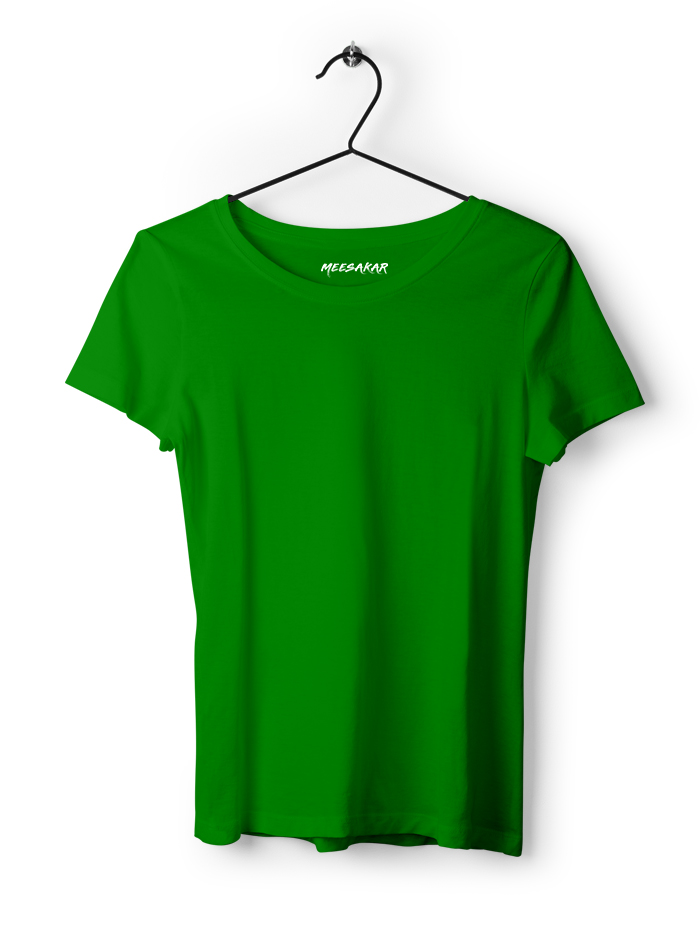 Women's Half Sleeve : Flag Green